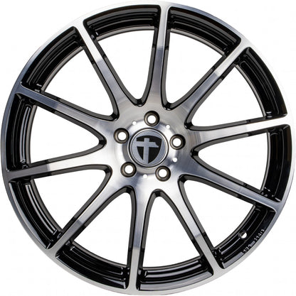 Tomason TN1 Flow black polished Alufelge 9x19 Zoll ET35 LK 5x112 ML66.6 – Bild 2