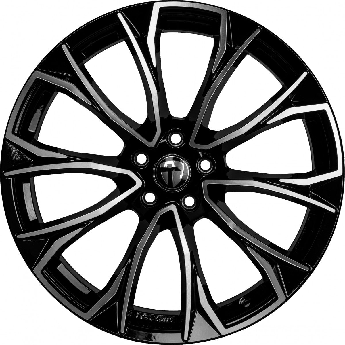 Tomason AR3 black polished Alufelge 8.5x20 Zoll ET30 LK 5x112 ML66.6 – Bild 2