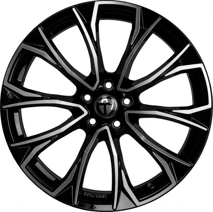 Tomason AR3 black polished Alufelge 8.5x20 Zoll ET30 LK 5x112 ML66.6 – Bild 2