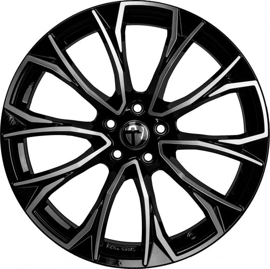 Tomason AR3 black polished Alufelge 8.5x20 Zoll ET43 LK 5x112 ML66.6 – Bild 2