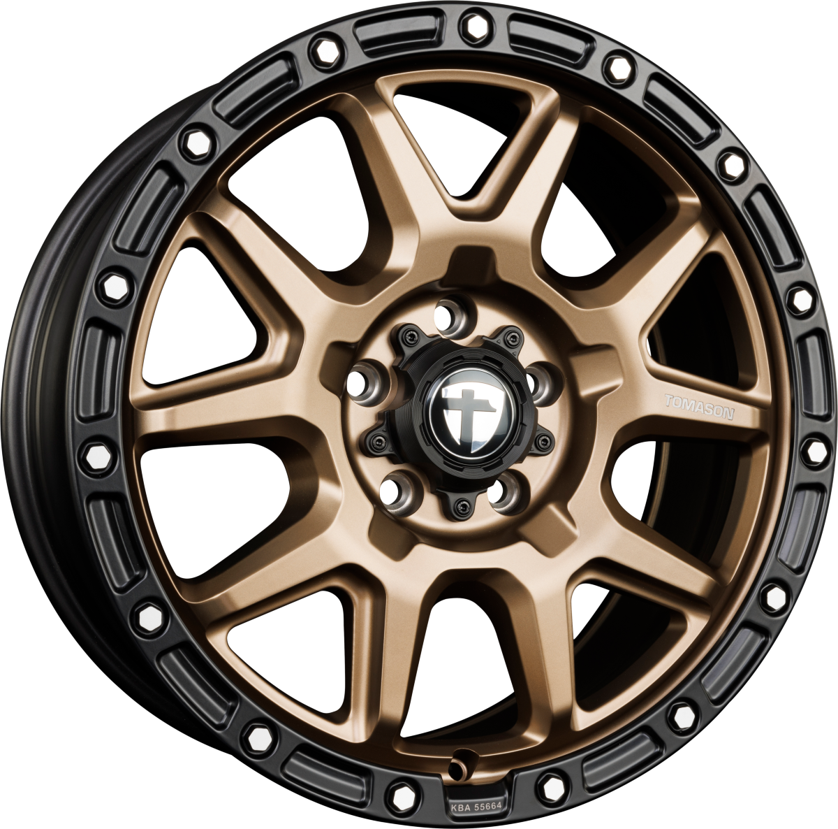 Tomason TN Offroad Bronze / Black Alufelge 8x18 Zoll ET45 LK 5x112 ML66.6 – Bild 2