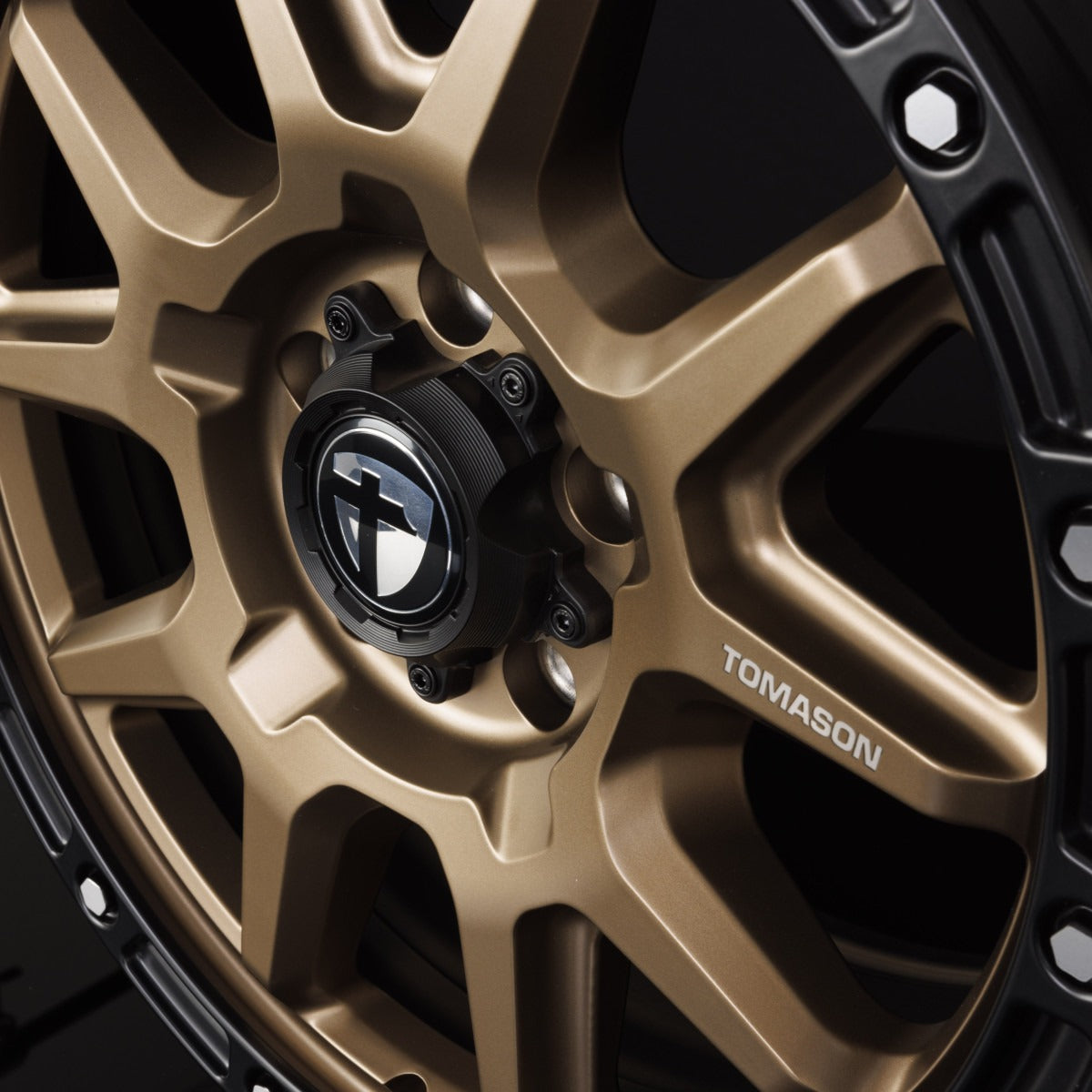 Tomason TN Offroad Bronze / Black Alufelge 8x18 Zoll ET45 LK 5x112 ML66.6 – Bild 3