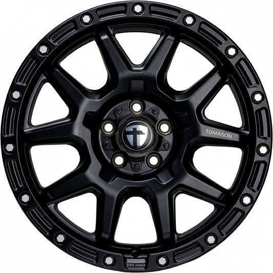 Tomason TN Offroad II black Alufelge 8x18 Zoll ET45 LK 6x120 ML74.6 – Bild 2