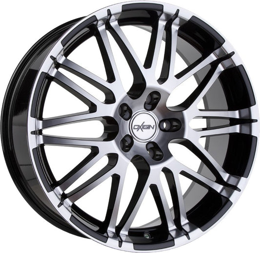Oxigin 14 Oxrock black full polish Alufelge 7.5x17 Zoll ET50 LK 5x112 ML72.6
