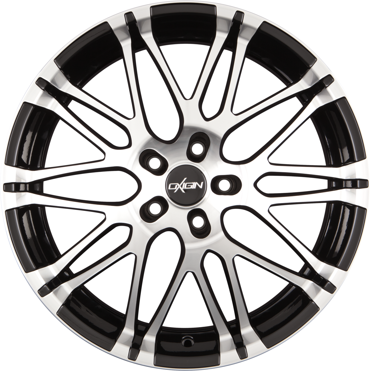 Oxigin OX14 Oxrock Black Full Polish (BFP) Alufelge 8.5x19 Zoll ET25 LK 5x112 ML72.6