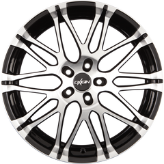 Oxigin OX14 Oxrock Black Full Polish (BFP) Alufelge 8.5x20 Zoll ET35 LK 5x120 ML76.9