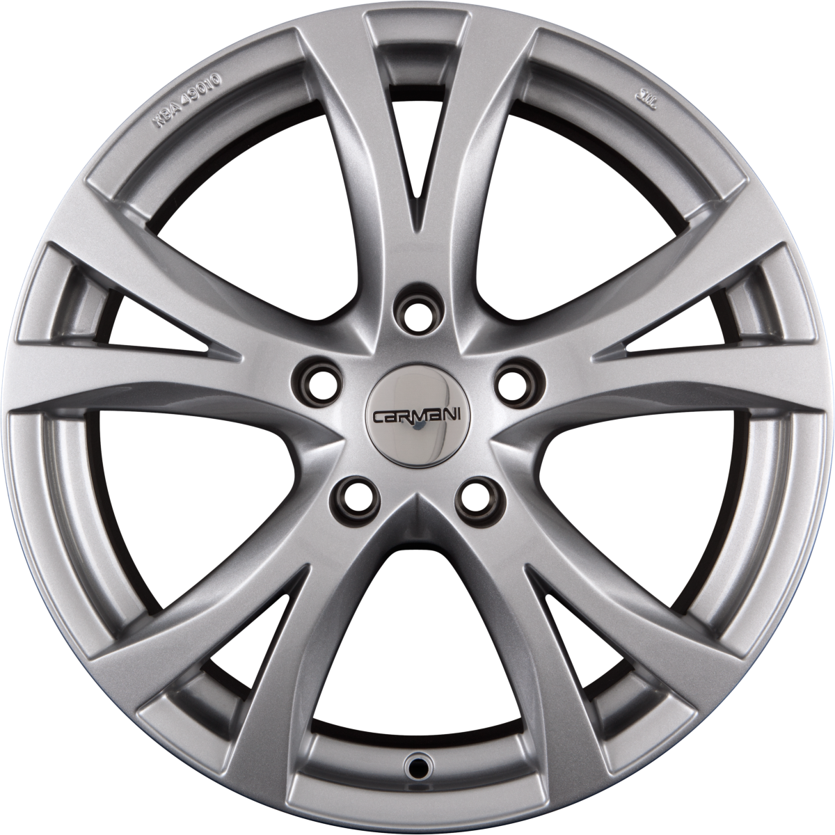 Carmani CA9 Compete Kristall Silber (KS) Alufelge 7.5x17 Zoll ET35 LK 5x112 ML66.6