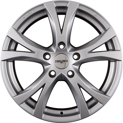 Carmani CA9 Compete Kristall Silber (KS) Alufelge 7.5x17 Zoll ET35 LK 5x112 ML66.6