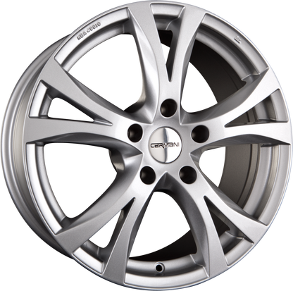 Carmani CA9 Compete Kristall Silber (KS) Alufelge 7.5x17 Zoll ET35 LK 5x112 ML66.6 – Bild 2
