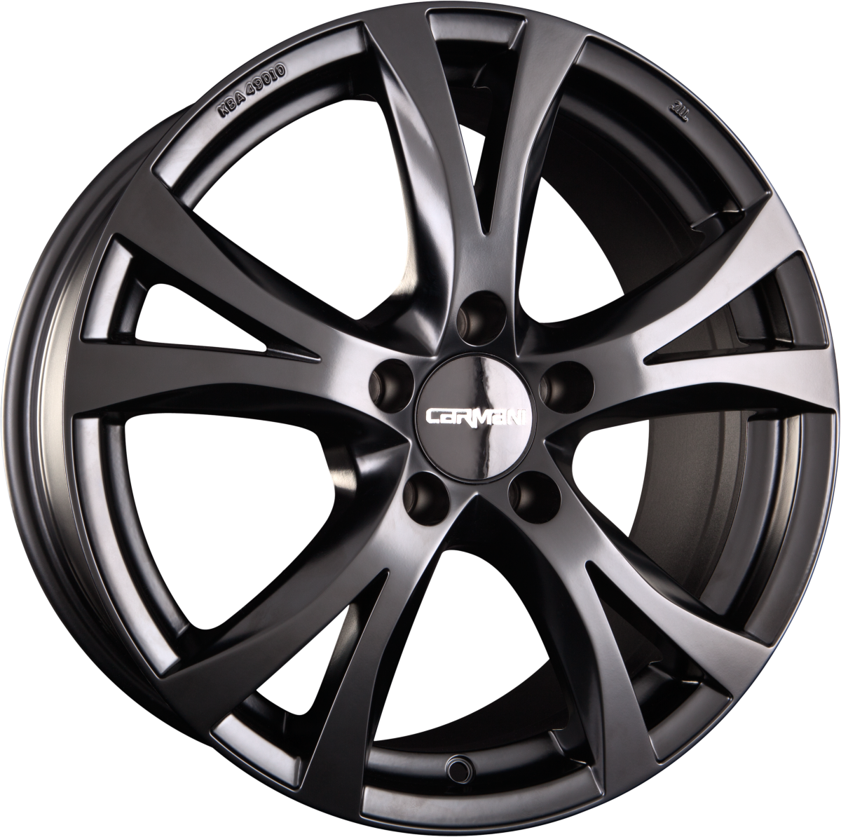 Carmani CA9 Compete Black Matt (BM) Alufelge 7.5x17 Zoll ET35 LK 5x120 ML72.6 – Bild 2