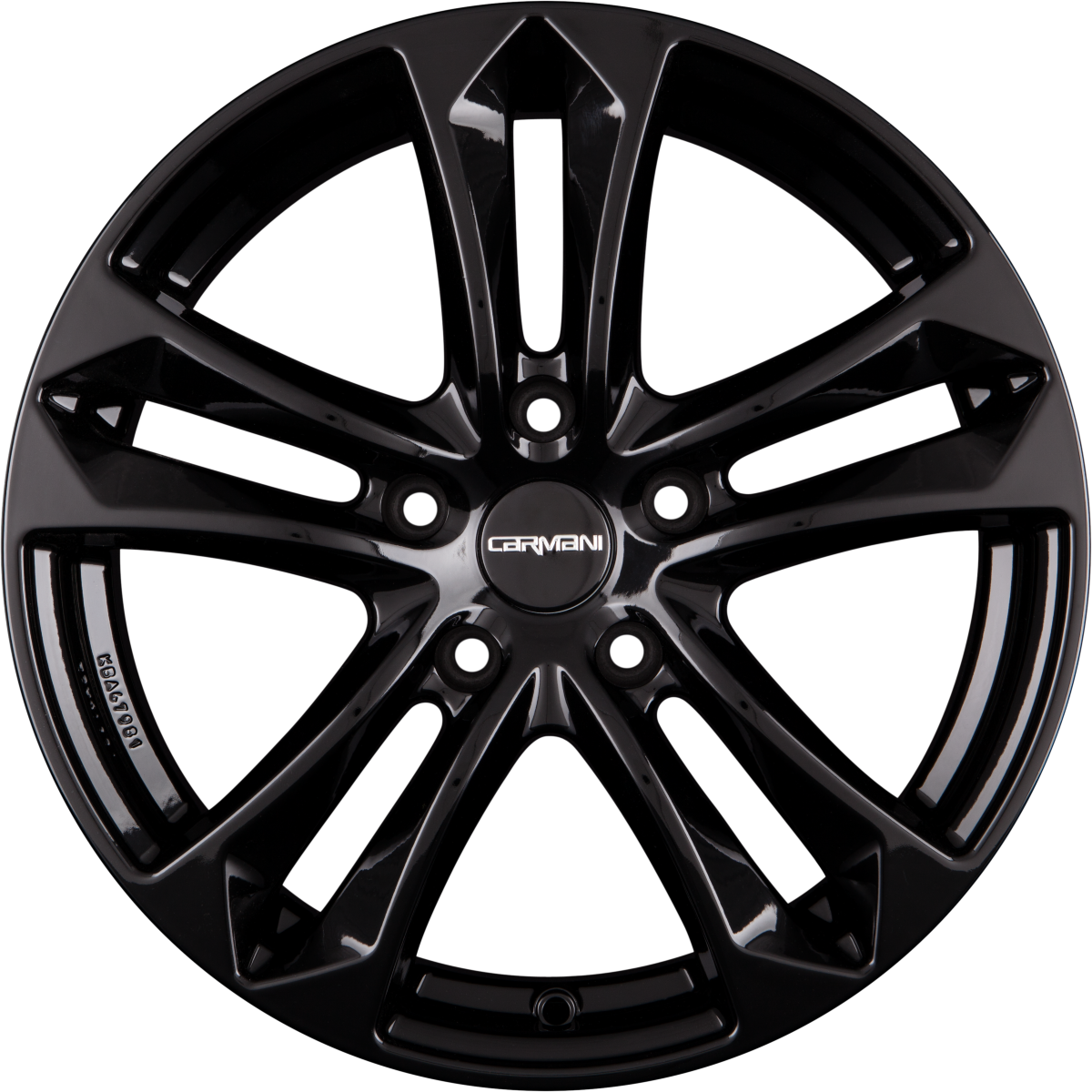 Carmani CA5 Arrow Black (B) Alufelge 7x16 Zoll ET47 LK 5x112 ML66.6