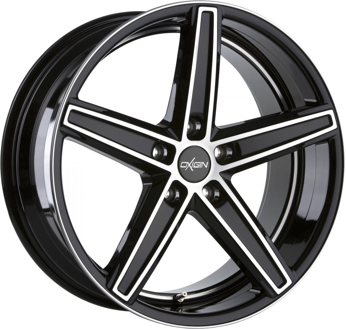 Oxigin 18 Concave black full polish HD Alufelge 9x20 Zoll ET40 LK 5x108 ML72.6