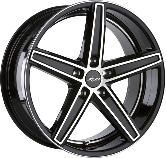 Oxigin 18 Concave black full polish HD Alufelge 10.5x20 Zoll ET23 LK 5x112 ML66.6