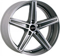 Oxigin 18 Concave graphit full polish HD Alufelge 8.5x19 Zoll ET23 LK 5x112 ML66.6