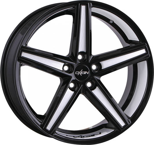 Oxigin 18 Concave black foil white Alufelge 9x20 Zoll ET45 LK 5x112 ML66.6