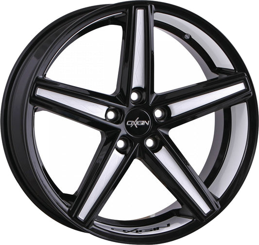Oxigin 18 Concave black foil white Alufelge 9x20 Zoll ET45 LK 5x112 ML66.6