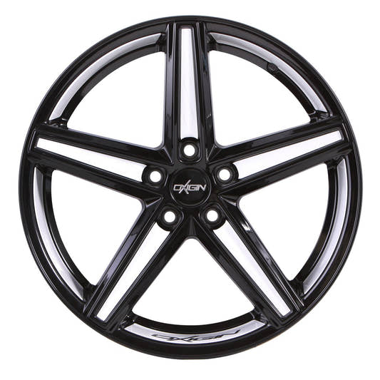 Oxigin 18 Concave black foil white Alufelge 9x20 Zoll ET45 LK 5x112 ML66.6 – Bild 2