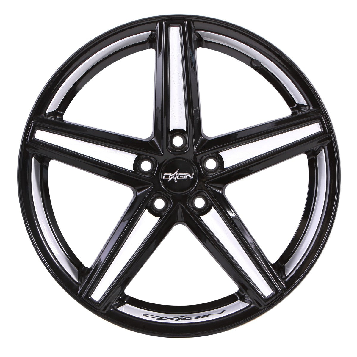 Oxigin 18 Concave black foil white Alufelge 9x20 Zoll ET45 LK 5x112 ML66.6 – Bild 2