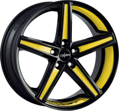 Oxigin 18 Concave black foil primerose Alufelge 8.5x19 Zoll ET23 LK 5x112 ML66.6