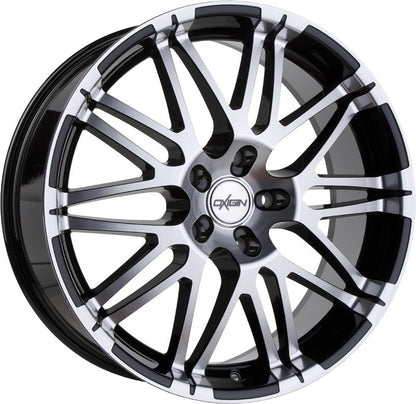 Oxigin 14 Oxrock black full polish Alufelge 10x22 Zoll ET40 LK 5x114.3 ML72.6