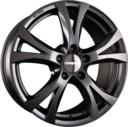 Carmani CA9 Compete Black Matt (BM) Alufelge 8x18 Zoll ET45 LK 5x108 ML63.4 – Bild 2