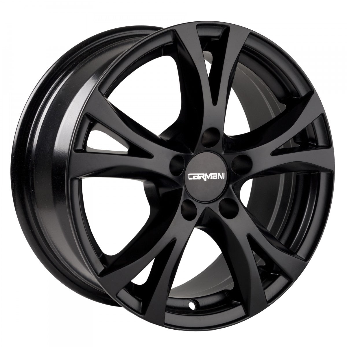 Carmani 9 Compete black matt 6.5x15 ET48 - LK5/112 ML57.1