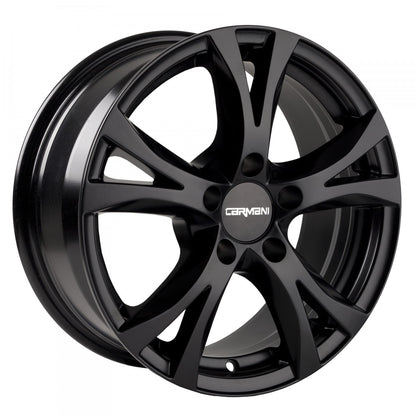 Carmani 9 Compete black matt 6.5x15 ET48 - LK5/112 ML57.1