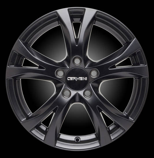 Carmani 9 Compete black matt 6.5x15 ET48 - LK5/112 ML57.1