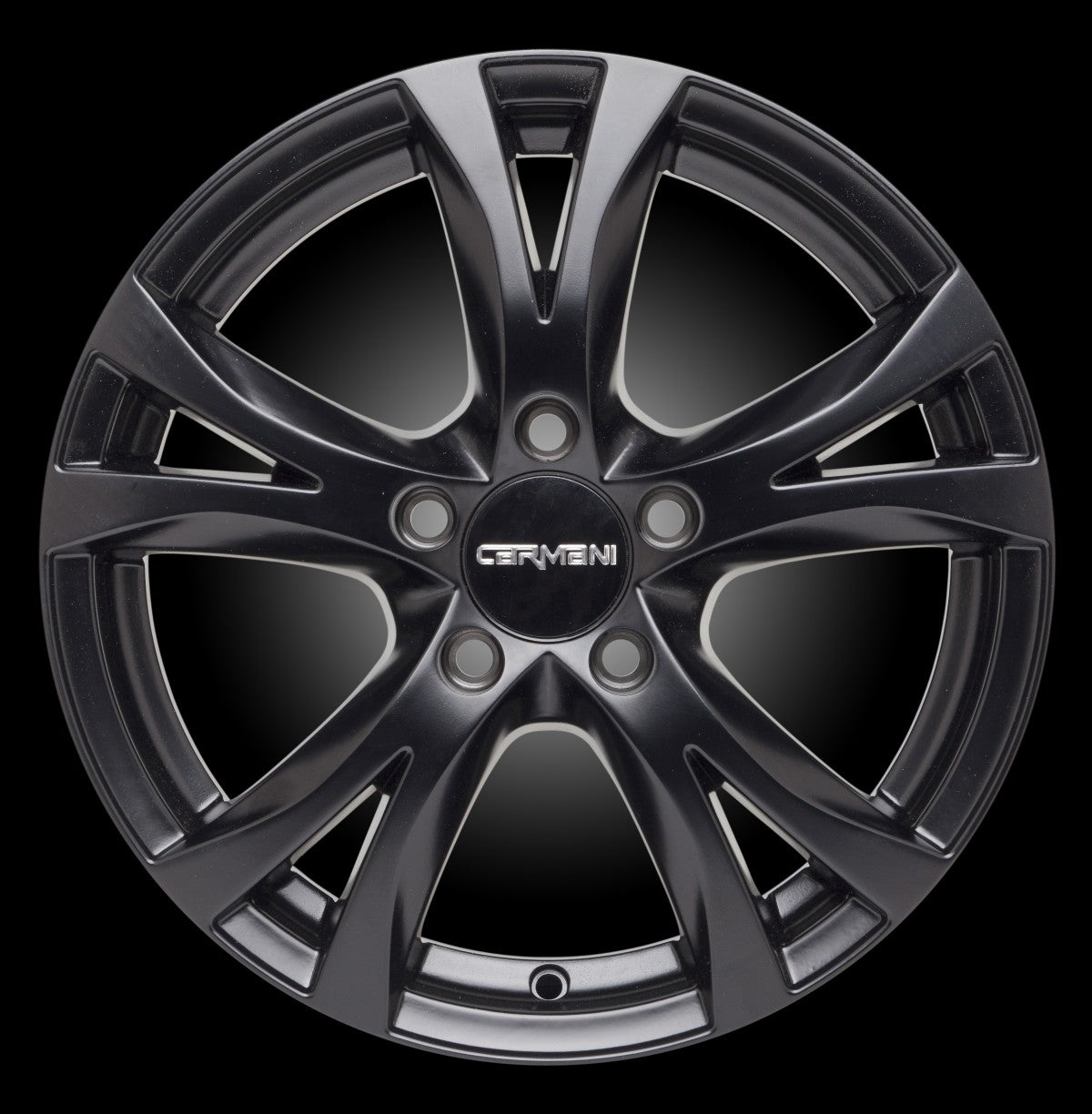 Carmani 9 Compete black matt 6.5x15 ET48 - LK5/112 ML57.1