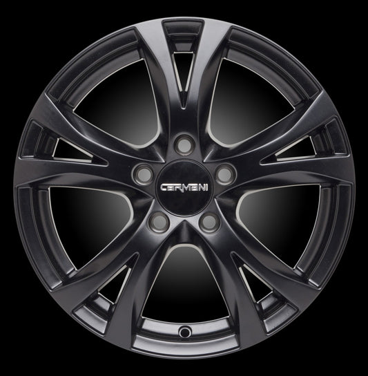 Carmani 9 Compete black matt 6.5x15 ET48 - LK5/112 ML57.1