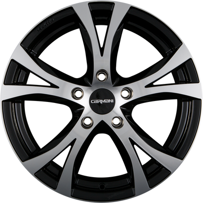Carmani CA9 Compete Black Polish (BP) Alufelge 6.5x15 Zoll ET48 LK 5x112 ML57.1