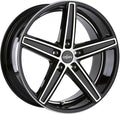Oxigin 18 Concave black full polish HD Alufelge 10.5x21 Zoll ET52 LK 5x112 ML66.6