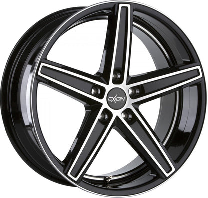 Oxigin 18 Concave black full polish HD Alufelge 9x21 Zoll ET35 LK 5x112 ML66.6