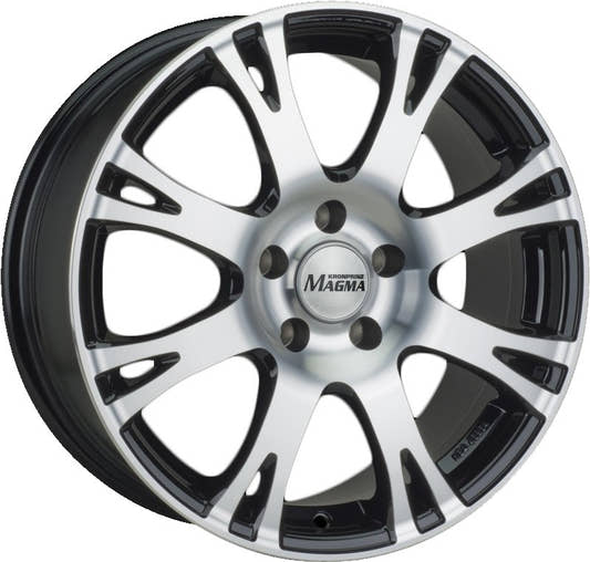 Magma Centero lavaschwarz-poliert Alufelge 7x16 Zoll ET38 LK 5x110 ML65.1