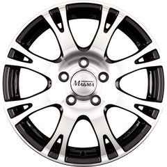 Magma Centero lavaschwarz-poliert Alufelge 7.5x17 Zoll ET47 LK 5x108 ML70.1