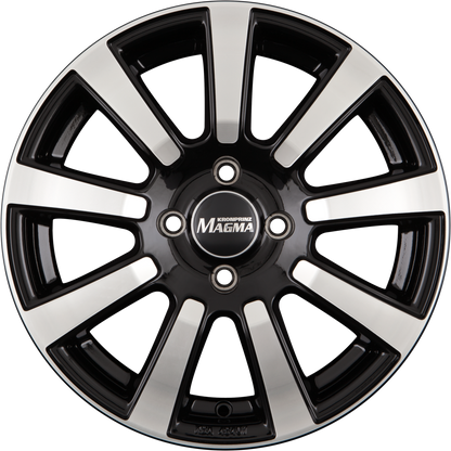 Magma Interio lavaschwarz-poliert Alufelge 7x16 Zoll ET35 LK 5x110 ML65.1