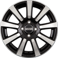 Magma Interio lavaschwarz-poliert Alufelge 7x16 Zoll ET45 LK 5x114.3 ML70.1