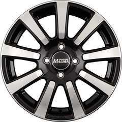Magma Interio lavaschwarz-poliert Alufelge 7x16 Zoll ET45 LK 5x120 ML72.6