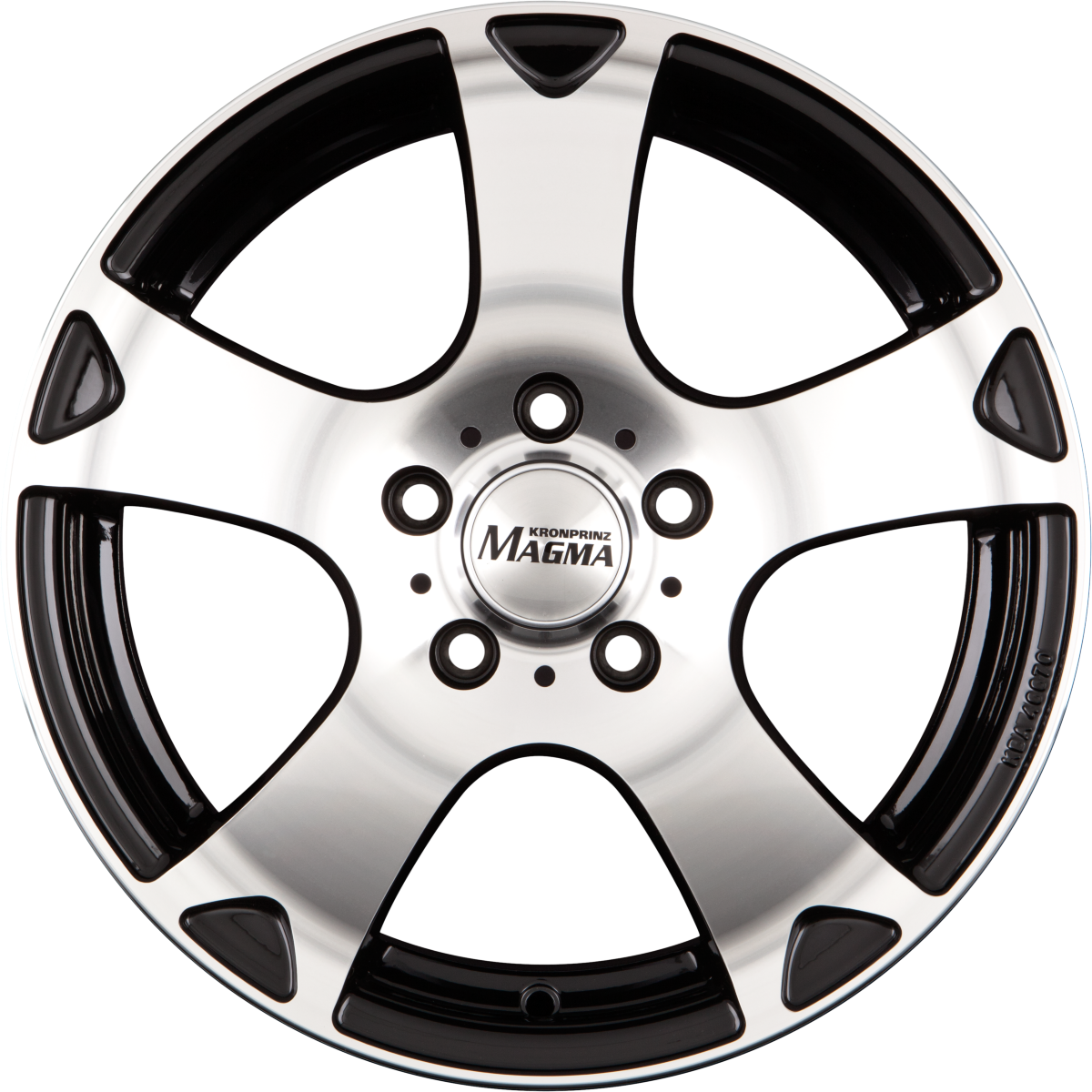 Magma Seismo lavaschwarz-poliert Alufelge 6x15 Zoll ET35 LK 4x98 ML63.4