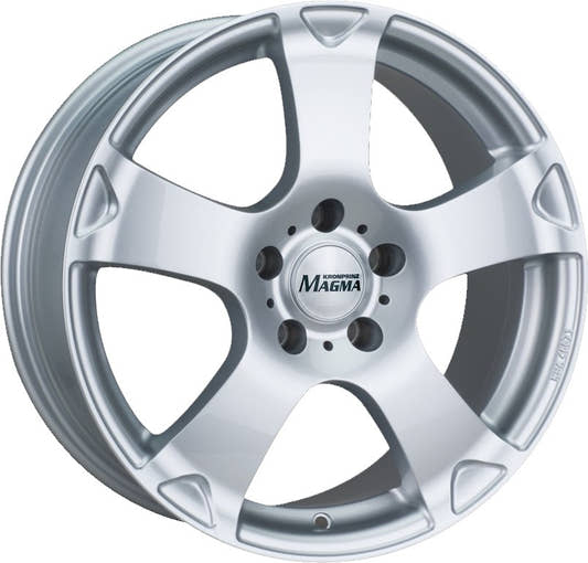 Magma Seismo lichtsilber-lackiert Alufelge 6x15 Zoll ET45 LK 5x110 ML65.1