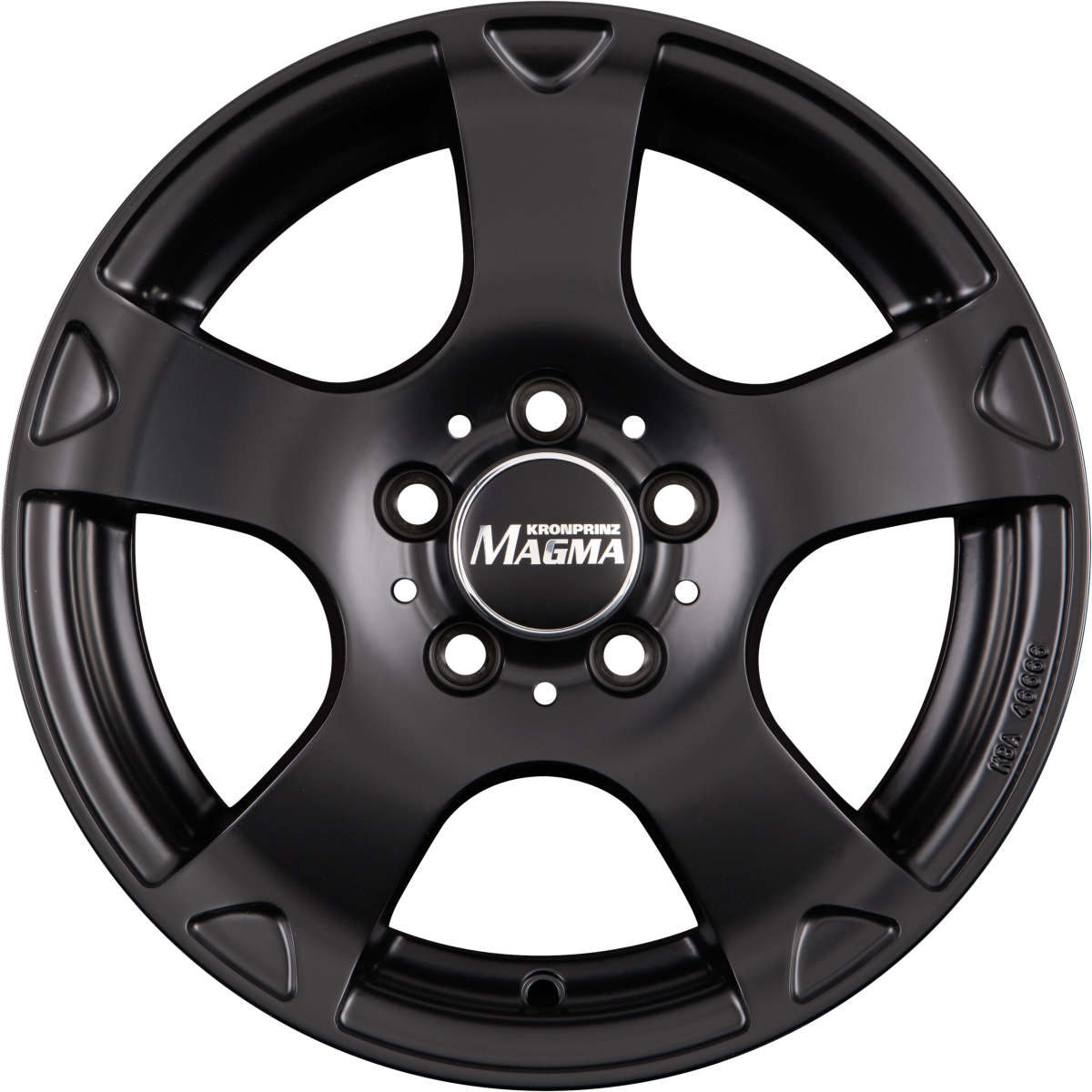 Magma Seismo BlackLine mattschwarz-lackiert Alufelge 8x17 Zoll ET20 LK 5x120 ML74.1
