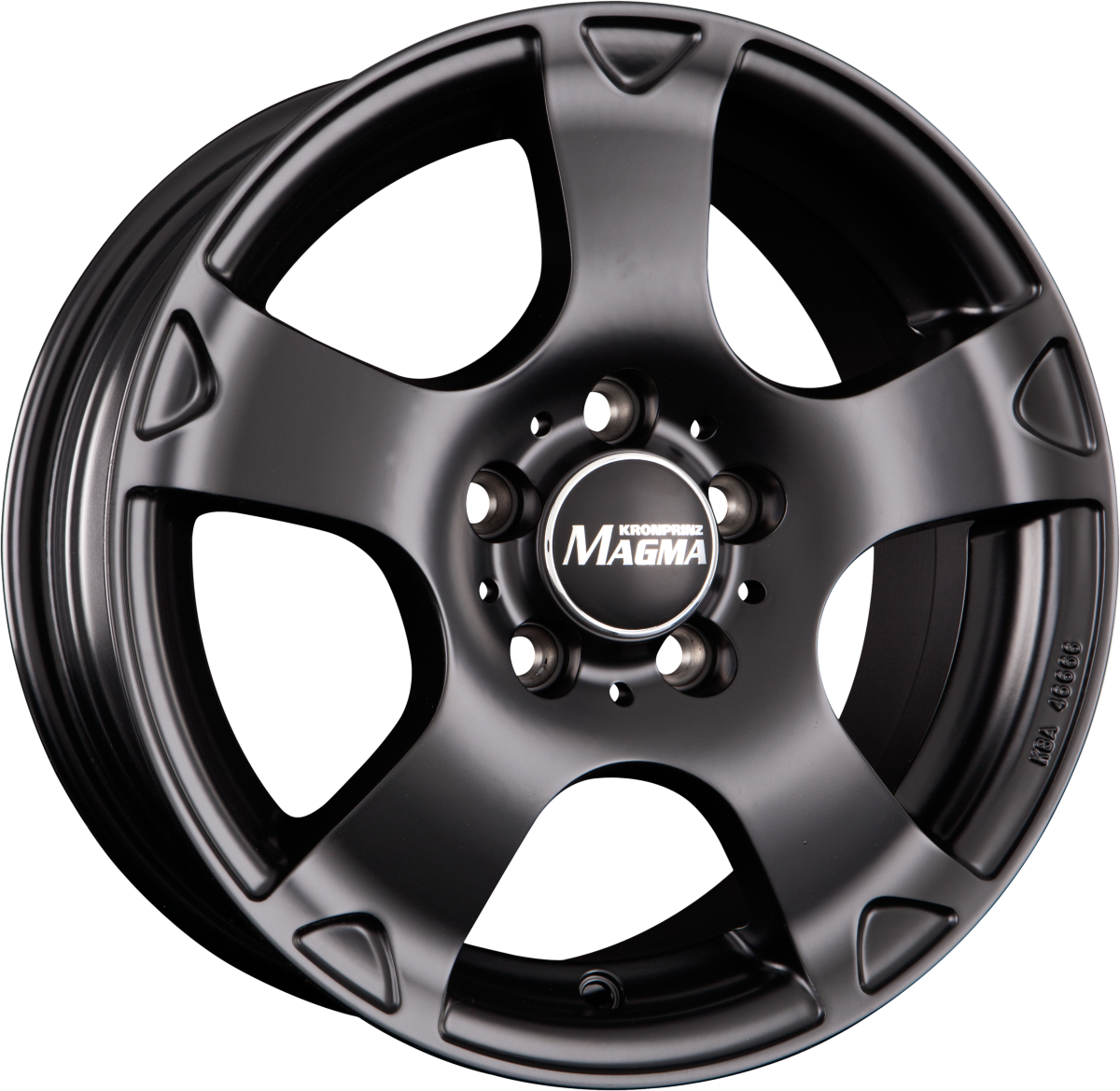 Magma Seismo BlackLine mattschwarz-lackiert Alufelge 8x17 Zoll ET20 LK 5x120 ML74.1 – Bild 2