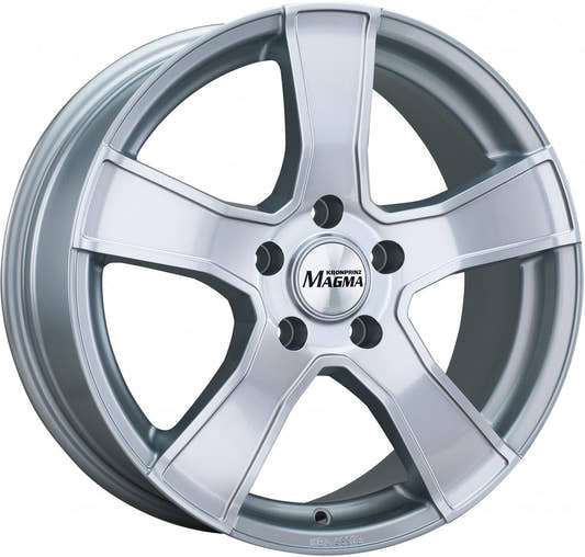 Magma Tezzo lichtsilber-lackiert Alufelge 6.5x15 Zoll ET24 LK 4x108 ML65