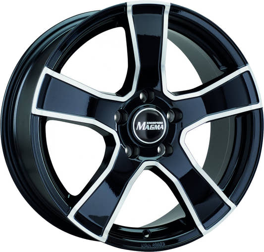 Magma Tezzo lavaschwarz-poliert Alufelge 6.5x15 Zoll ET24 LK 4x108 ML65