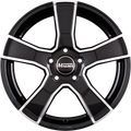 Magma Tezzo lavaschwarz-poliert Alufelge 6.5x16 Zoll ET40 LK 5x115 ML70.2