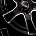Magma Tezzo lavaschwarz-poliert Alufelge 8.5x18 Zoll ET30 LK 5x112 ML70.1