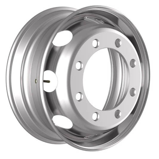 Accuride Stahlfelge 6.75x19.5 Zoll 8/275/221 ET133.1 31460045 Silber RAL9006 einteilig