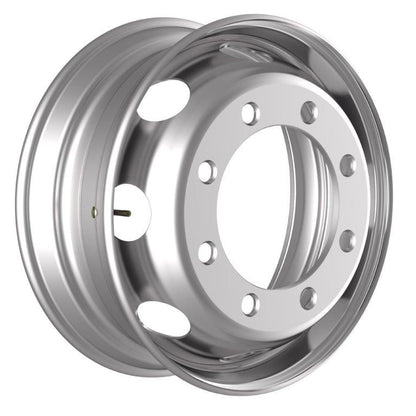 Accuride Stahlfelge 6.75x19.5 Zoll 8/275/221 ET133.1 31460045 Silber RAL9006 einteilig