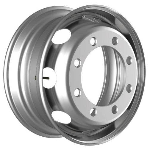 Accuride Stahlfelge 7.50x19.5 Zoll 8/275/221 ET144.1 31460041 Silber RAL9006 einteilig