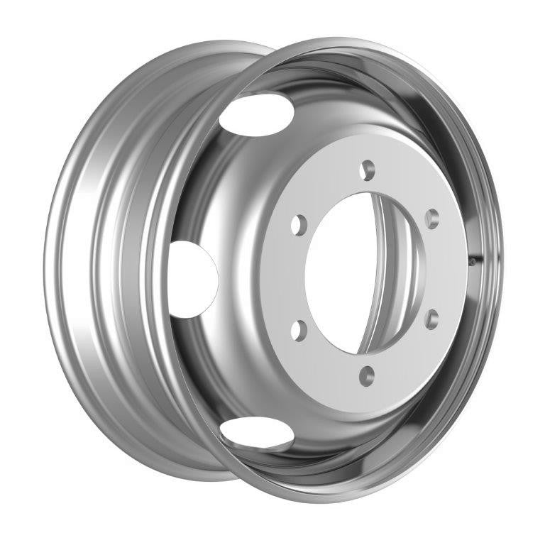 Accuride Stahlfelge 6.00x17.5 Zoll 6/205/161 ET120 31459997 Silber RAL9006 einteilig